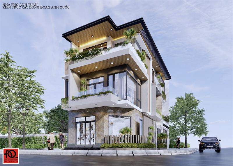 Thiết kế nhà Phan Thiết, Xây nhà trọn gói Phan Thiết, Thi công nhà trọn gói Phan Thiết, Thiết kế Thi công nội thất Phan Thiết Bình Thuận, Công ty Xây dựng Bình Thuận, Thiết kế nhà Bình Thuận, Xây nhà trọn gói Bình Thuận. Mới nhất Mẫu nhà phố hiện đại 2 mặt tiền 5.9x16.4 trên Đại lộ Lê Duẩn Phan Thiết -1156