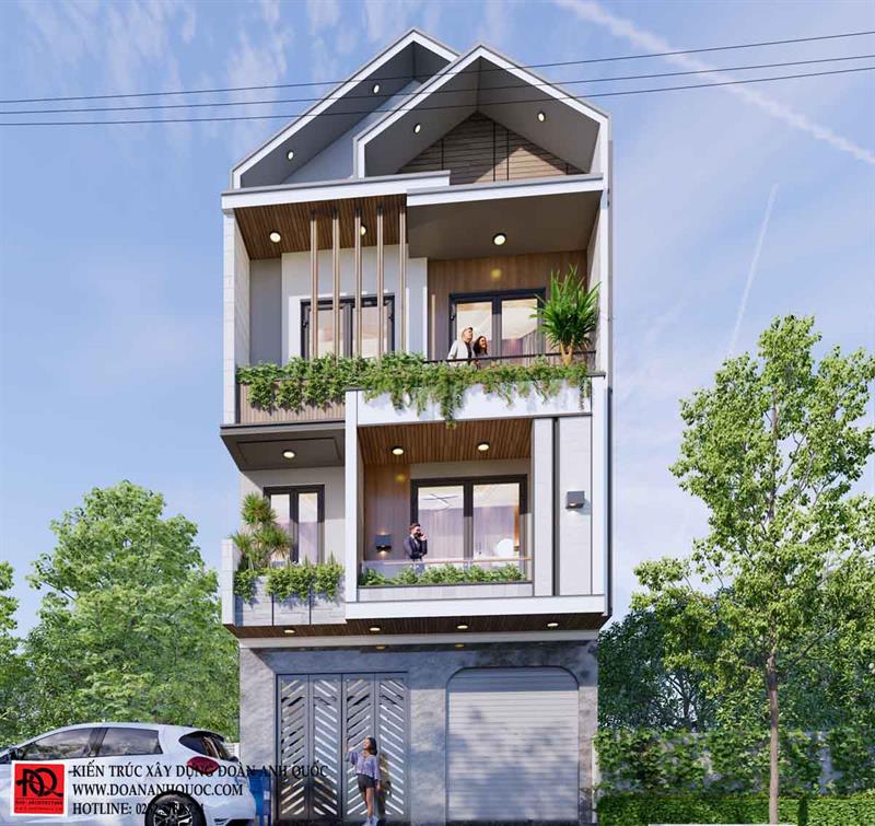 Thiết kế nhà Phan Thiết, Xây nhà trọn gói Phan Thiết, Thi công nhà trọn gói Phan Thiết, Thiết kế Thi công nội thất Phan Thiết Bình Thuận, Công ty Xây dựng Bình Thuận, Thiết kế nhà Bình Thuận, Xây nhà trọn gói Bình Thuận. Thiết kế nhà phố 3 tầng Phan Thiết – ấm cúng trong ngôi nhà hiện đại