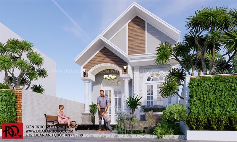 Công ty TNHH Kiến trúc Xây dựng Đoàn Anh Quốc - Những Mẫu Thiết Kế Kiến Trúc Nhà Cấp 4 Đẹp 2021