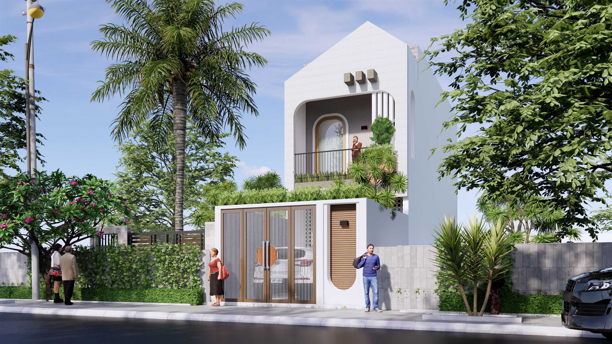 THIẾT KẾ NHÀ GÁC LỬNG HIỆN ĐẠI NĂM 2021